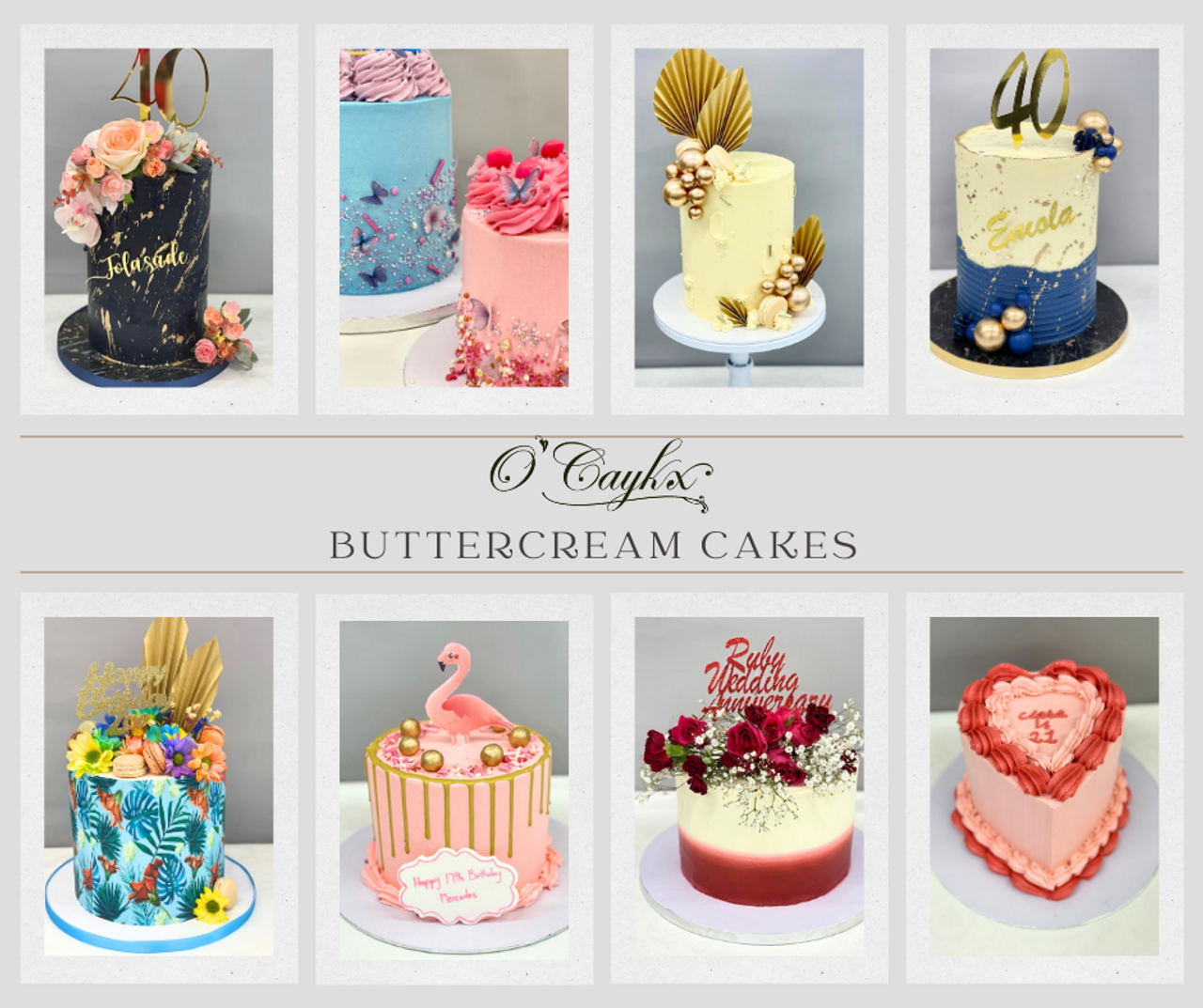 Buttercream Cakes